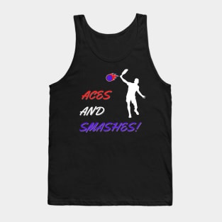 PICKLEBALL, ACES AND SMASHES, FUN TEE Tank Top